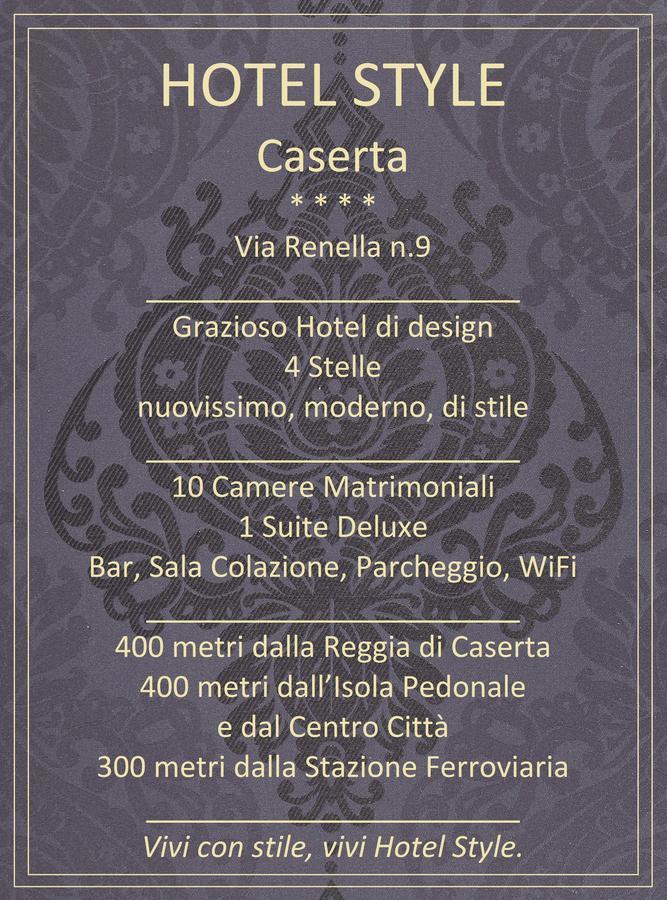 Hotel Style Caserta Exterior photo